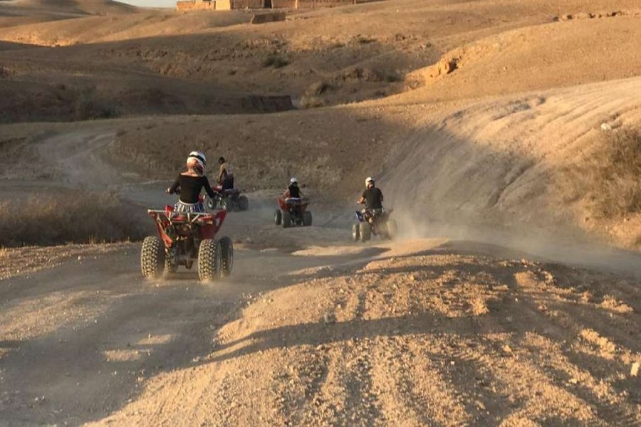 Quad in Agafay desert